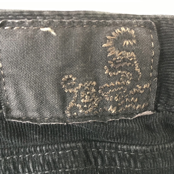 Goldsign Black Boot Cut Low Rise Corduroys - Picture 8 of 8